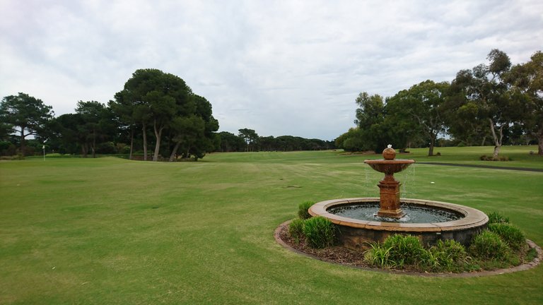 Grange Golf Club Water Fountain