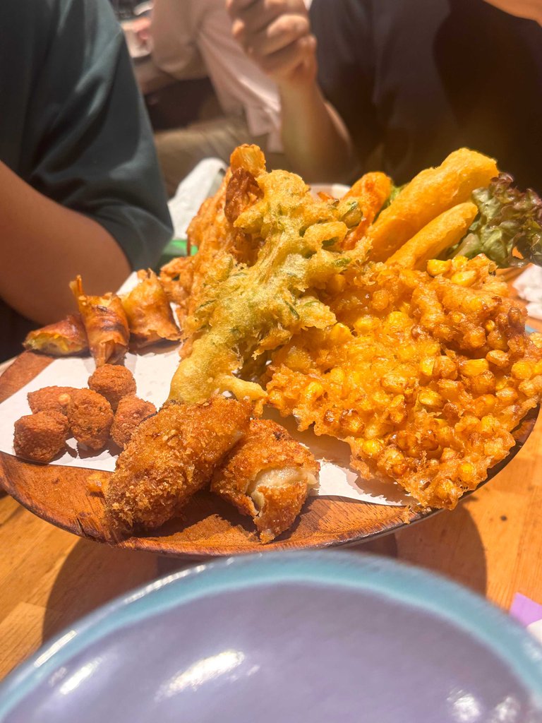 Some fried food