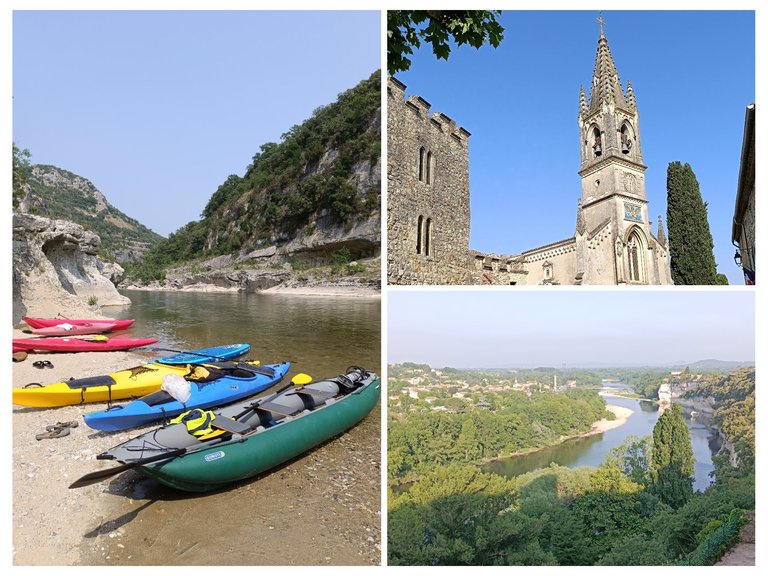 Vacation activity at the Ardèche River - My Actifit Report Card: June 12 2025