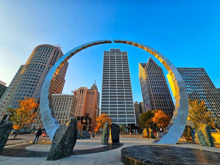 Transcending Arch, Detroit, Michigan, USA