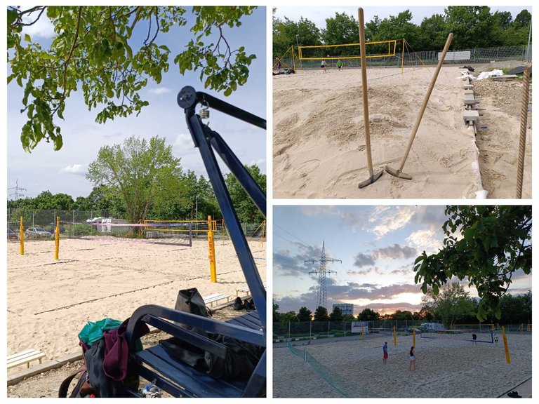Playing and working at the beachvolleyball fields 🌞 - My Actifit Report Card: May 24 2025