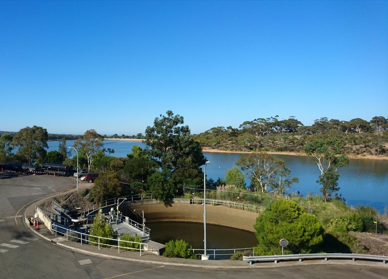 Backwash Recovery Tank at a Water Treatment Plant