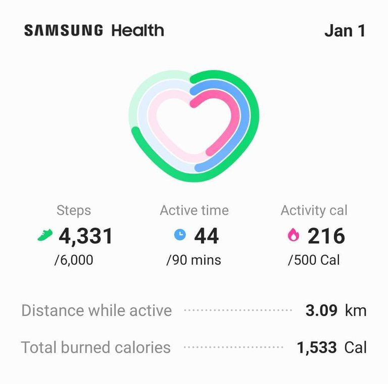 My Samsung Health Screenshot