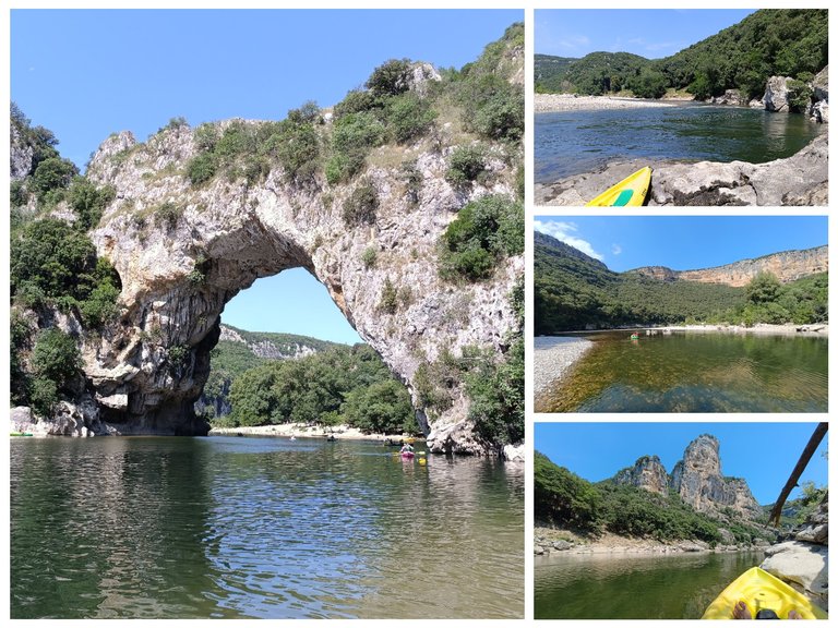 30km kayak tour through the Canyon of Ardeche river in France 🇫🇷 -  My Actifit Report Card: June 19 2025