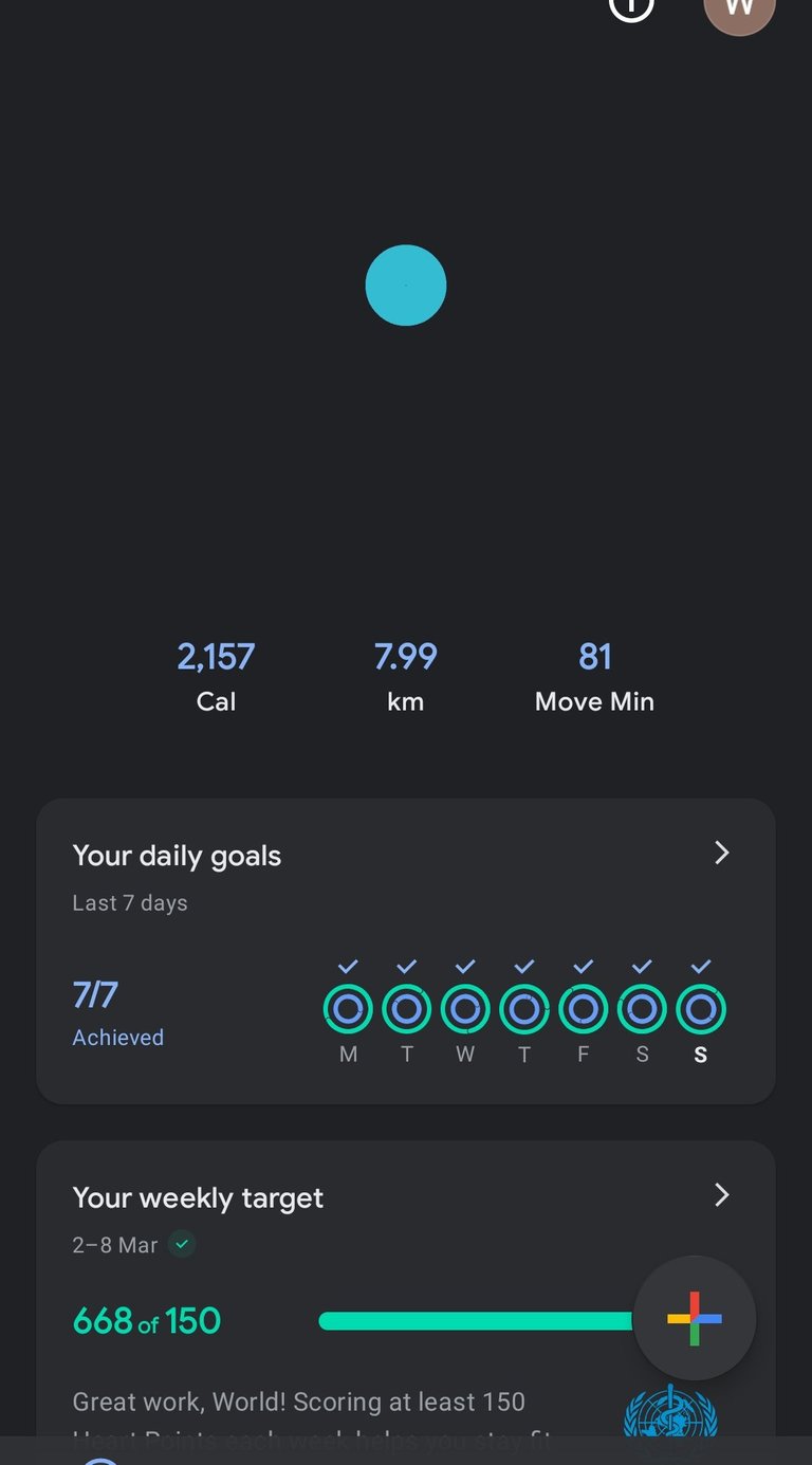 My Actifit Report Card: March 7 2026