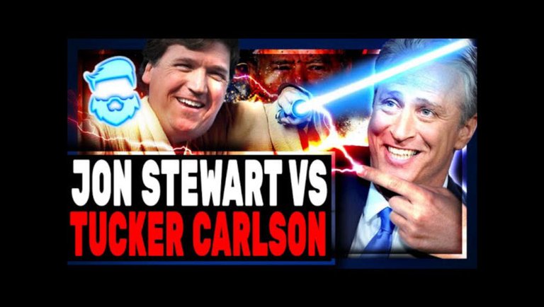 Tucker Carlson Causes Jon Stewart MELTDOWN & INSANE Comments America Needs To Accept Garbage Society
