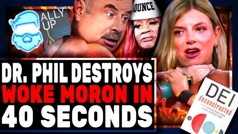 Dr. Phil DESTROYS DEI Pusher In 40 Seconds & CRUSHES Trans Ideology As A Bonus!