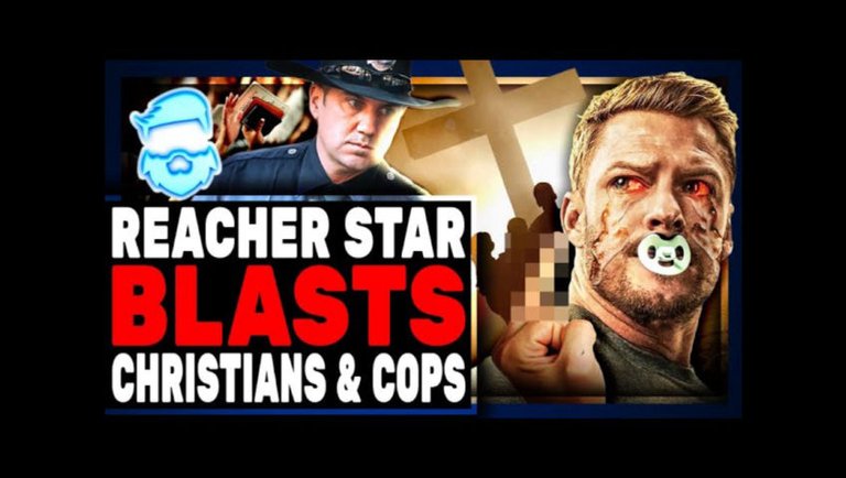 Reacher Star Has MELTDOWN Blasts Christians, Cops & Trump!  Does He KNOW Who Watches His Show?