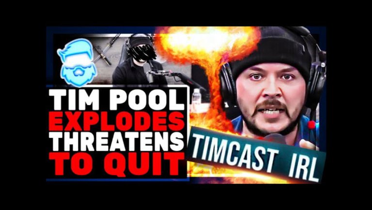 Tim Pool Threatens TO QUIT Timcast IRL After Youtube PULLS Show AGAIN