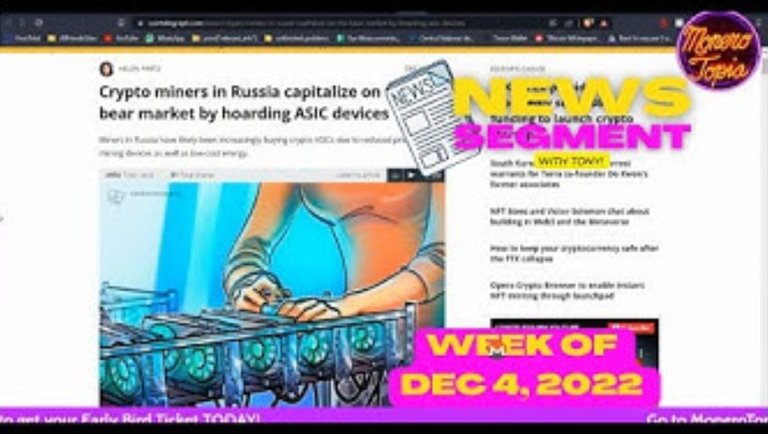 Secret network attacked, telegram and crypto, EV car possibly banned & much more.  (Dec 4, 22)