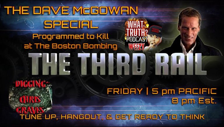 Programmed to Kill at The Boston Bombing – The Dave McGowan Special w/ Weezy & Chris Graves