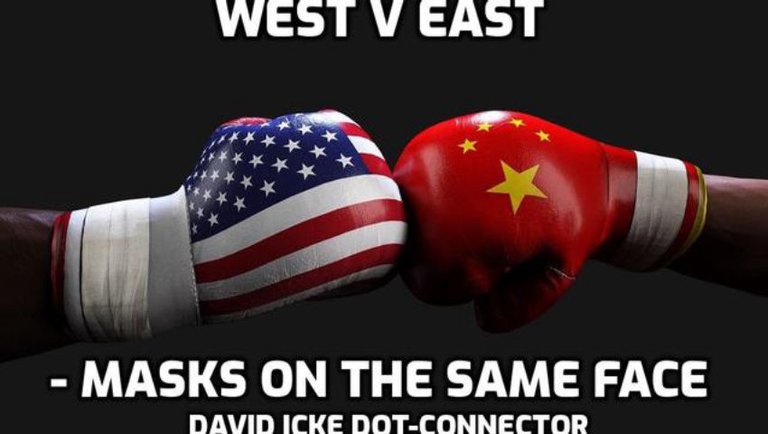 West vs East - Masks on the same face - David Icke Dot-Connector Videocast