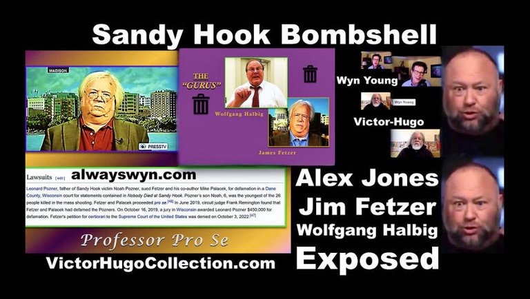 Alex Jones Jim Fetzer Sandy Hook Cases Crush Credibility Todd Callender Victor Hugo Affirm Wyn Young