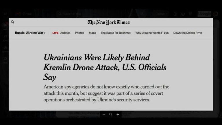 Mysterious -- U.S. Blames Ukraine For Kremlin Drone & Germany Blames Ukraine For Nordstream