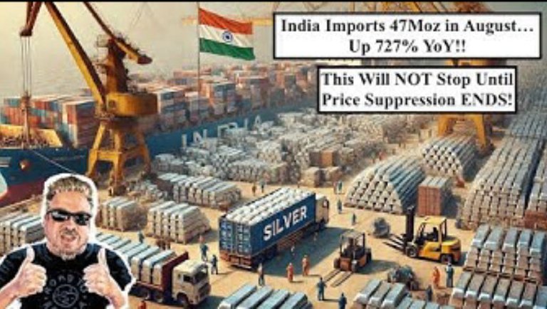 SILVER ALERT! August India Silver Imports Up 727% to 47Moz! COP28 Goals to BLAME! (Bix Weir)