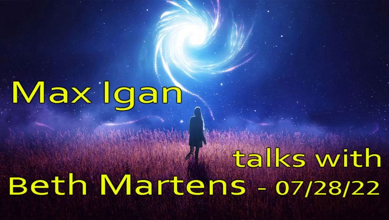 Max Igan talks with Beth Martens