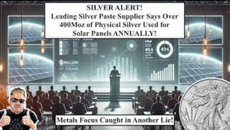 SILVER RED ALERT! #1 Silver Paste Supplier Says 400Moz+ of Silver Used in Solar Panels! (Bix Weir)