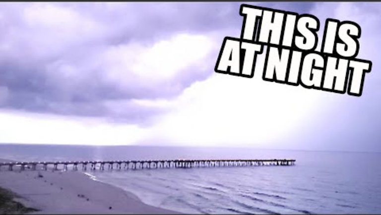 Crazy Lightning Over Panama City Beach Pier - July 11, 2022