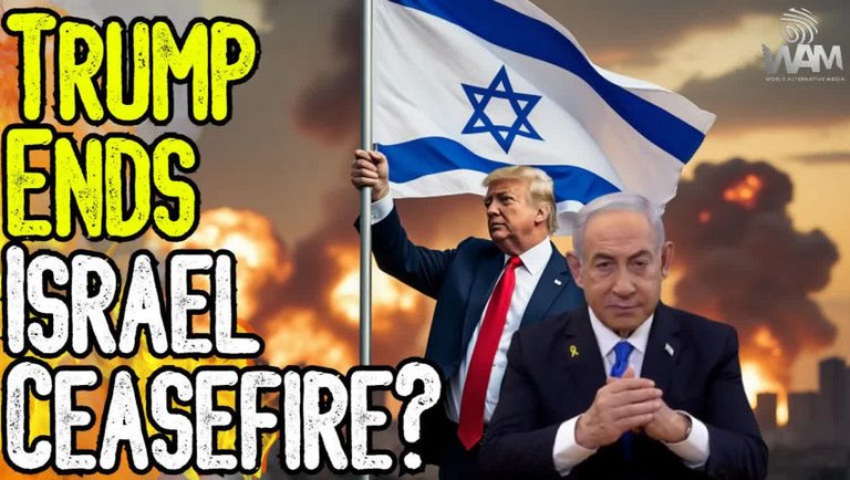 TRUMP ENDS ISRAEL CEASEFIRE? - Israel Wants Mass Migration In Europe! - Palestine Annexed For Resort