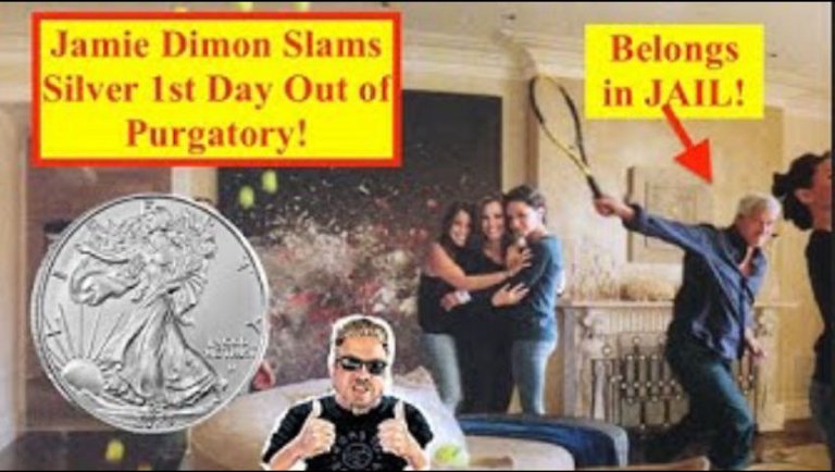 SILVER ALERT! JP Morgan Monkey Hammers SILVER 1st Day Out of DPA! Jamie Dimon is Evil!  (Bix Weir)