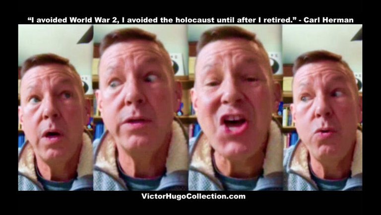 Q Jim Fetzer Shill Need To Know News Carl Herman Avoided Teaching World War Two Holocaust VictorHugo