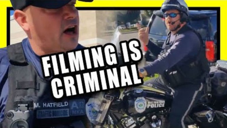 Now It's a "CRIMINAL OFFENSE" to Film in Public in Florida