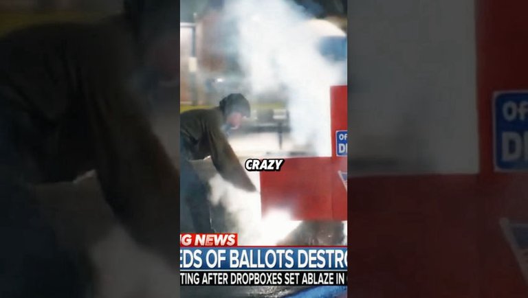 UH OH! Ballot Drop Boxes On Fire 🔥