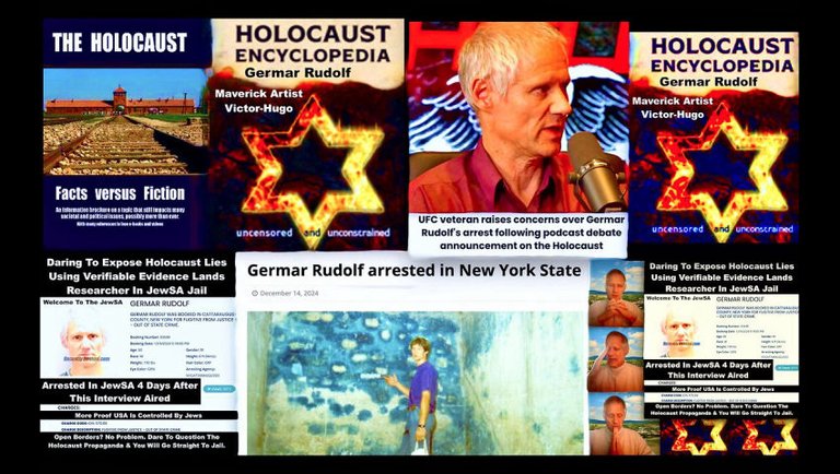 German Chemist Germar Rudolf Arrested In NY After Exposing Holocaust Hoax On Victor Hugo Podcast