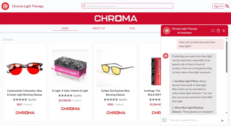 Chroma Light Therapy Online Store