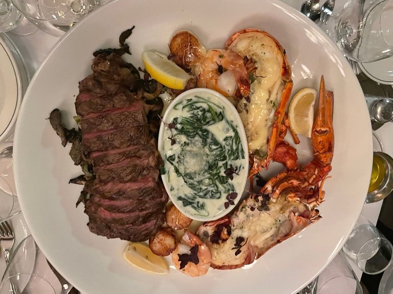 Review Joe Fortes Seafood & Chop House (Whistler), Surf & Turf Platter — Hive