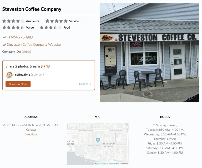 Steveston Coffee Company