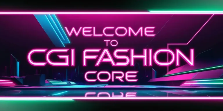 fantastic, now I need please a banner picture of the words WELCOME TO C-G-I FASHION CORE with a futuristic neon fashion look and feel to it!   (5).jpg