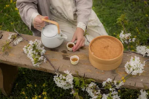 Photo by Jovan Vasiljević: https://www.pexels.com/photo/springtime-tea-ceremony-with-cherry-blossoms-33711229/
