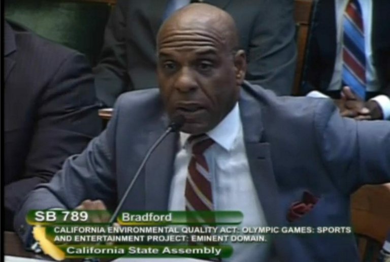 California State Senator Steve Bradford Defends SB 789 in Committee