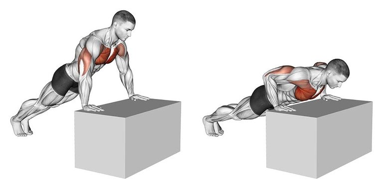 incline push-ups