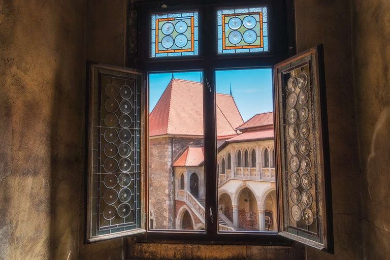 Window View Corvin Castle