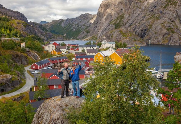 Andreas and I in Nusfjord