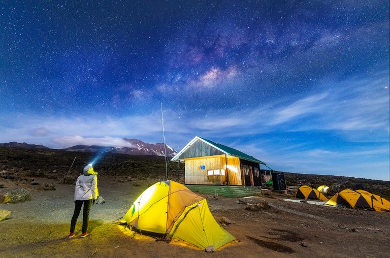 The Milky Way in Shira Camp 2