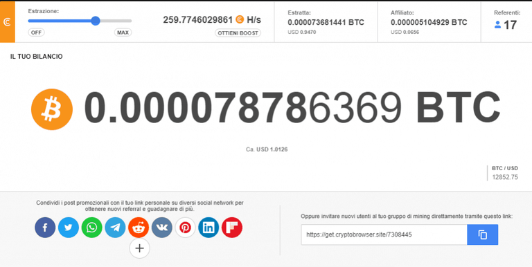Bitcoin Gratis con CryptoTab: Bitcoin free.