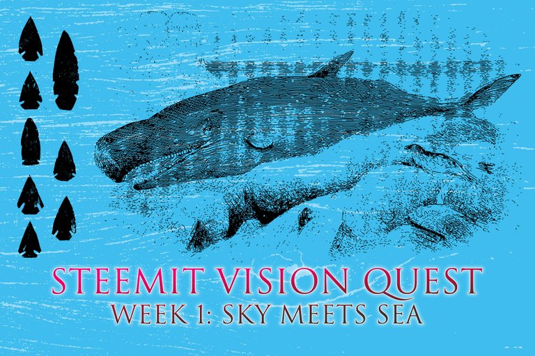 Steemit Vision Quest - Sky Meets Sea