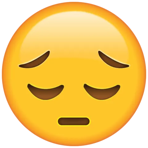 sad emoji