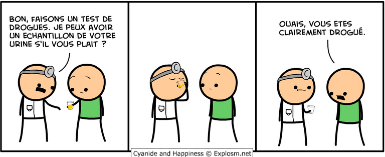 docteur urine cyanide