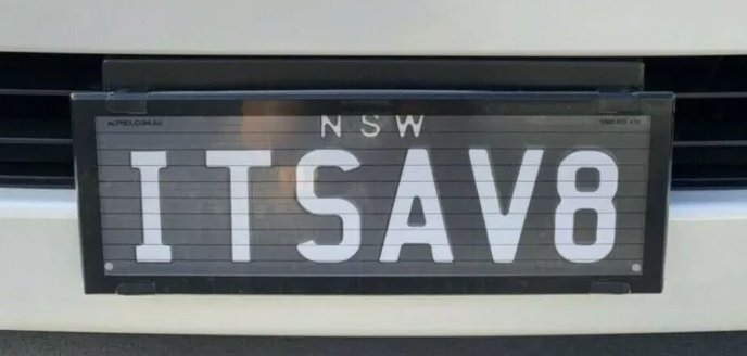 personalised plates v8