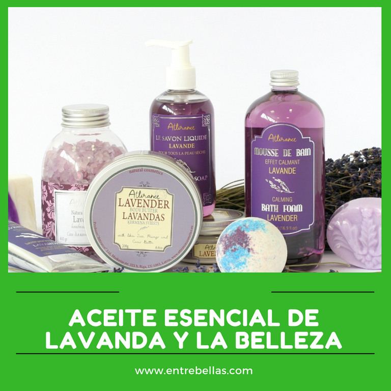 Uso del aceite esencial de lavanda