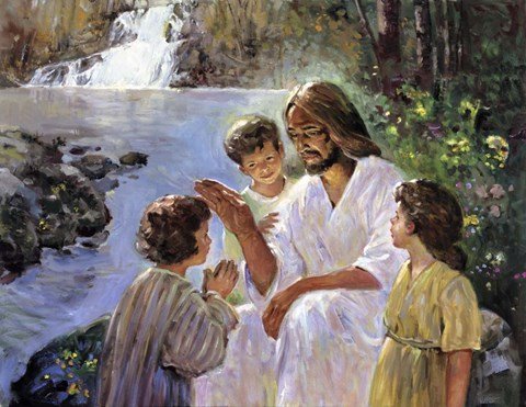 Jesus and the children 