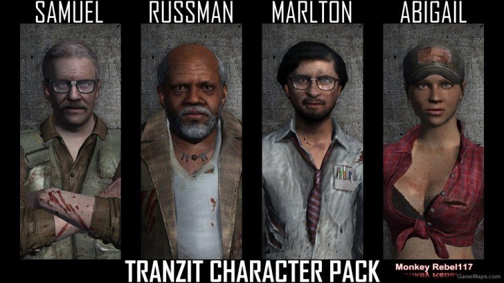 TranZit Characters