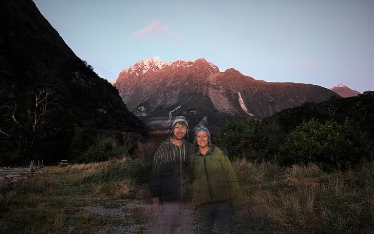 My wife and I at Milford Sound