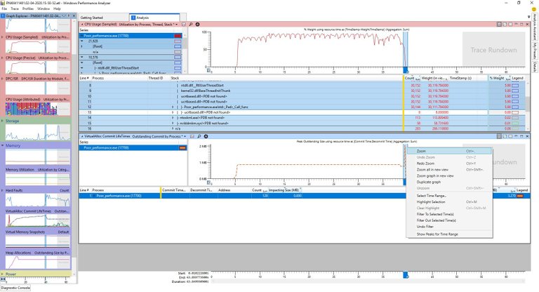 Windows apps performance graph final step