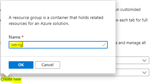 Azure Create Step 4