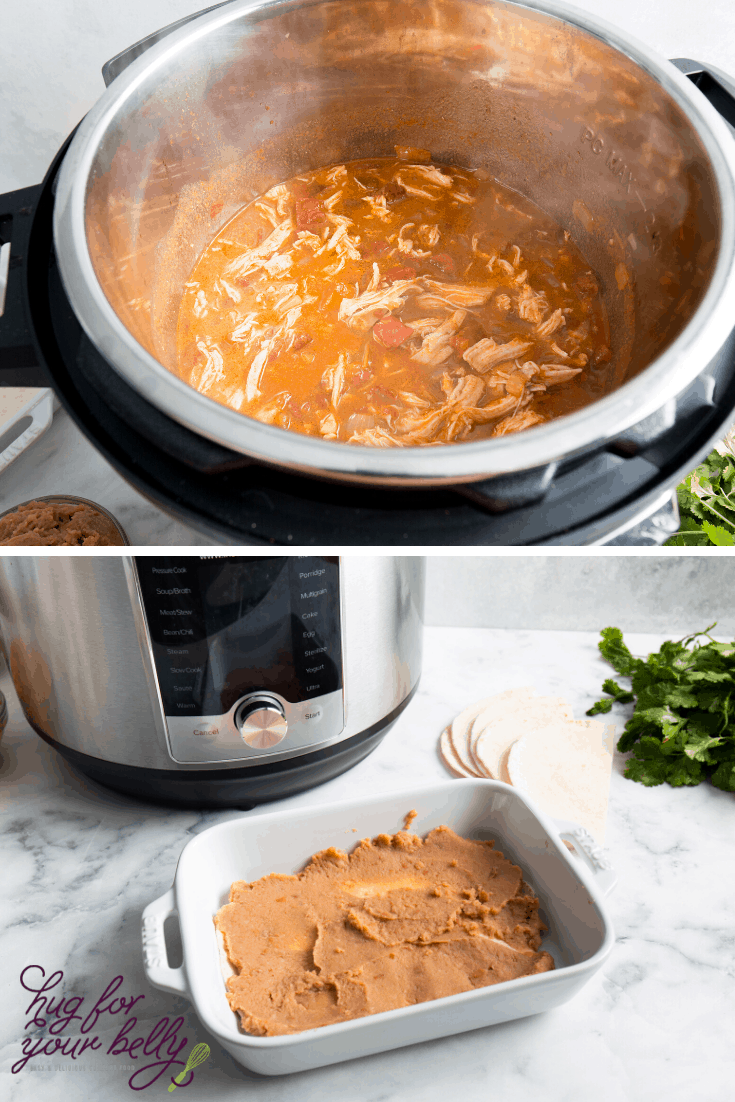 enchilada casserole in instant pot